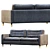 Elegant Landskrona Sofa by IKEA 3D model small image 3