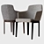 Modern Chelsea Chair: Molteni 3D model small image 2