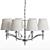 Elegant 8-Light Chandelier: MW-Light Ontario 3D model small image 1