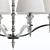 Elegant 8-Light Chandelier: MW-Light Ontario 3D model small image 3