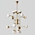 Elegant Fleming 16-Light Chandelier 3D model small image 1