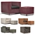 Luxury Minotti Suitcase Line & West: Stylish Chair and Ottoman 3D model small image 14