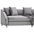 Elegant Candice Sofa - Luxurious Comfort 3D model small image 4