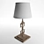 Vintage Loft-Style RH Kerry Artifact Table Lamp 3D model small image 4