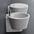 Scarabeo Wish Ceramic WC & Bidet 3D model small image 2