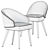 Elegant Lawson Dining Chair 3D model small image 5