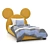 Mickey Mouse Kids Bed 3D model small image 1