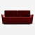 Chicago Sofa: Stylish Comfort! 3D model small image 2