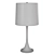 Elegant Walnut and Brass Table Lamp 3D model small image 5