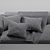Sleek DOCK Sofa: Ultimate Comfort 3D model small image 3