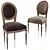 Elegant Marseille Chair 3D model small image 1