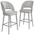 Elegant Ava Bar Chair 3D model small image 2