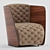 Sophisticated Sir Armchair 3D model small image 2