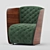 Sophisticated Sir Armchair 3D model small image 3