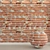 Vintage Brick Wall Texture 3D model small image 1