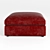 Calvaro Pouf: Stylish and Functional! 3D model small image 3