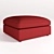 Calvaro Pouf: Stylish and Functional! 3D model small image 4