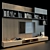 Versatile TV Wall | Customizable Décor 3D model small image 2