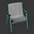 Luxury Sollos Lounge Armchair 3D model small image 2