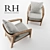 Sophisticated Teak Lounge Chair 3D model small image 3