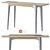 Refined Concrete Oak Console 3D model small image 2