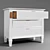 PB Park 3-Drawer Mirrored Dresser 3D model small image 1