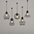 Versatile Pendant Light Set: Five Unique Styles 3D model small image 1