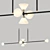 Apollo 6 Chandelier: Designer Elegance 3D model small image 1