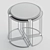 Glamorous Vicenza Smoke Glass Coffee Table 3D model small image 4