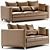 Sleek & Stylish Ligne Roset Estienne Sofa 3D model small image 1