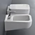 Ceramica Flaminia Como Wall-Hung WC 3D model small image 2