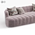 Elegant Shell Sofa: Customizable and Comfortable 3D model small image 3