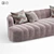 Elegant Shell Sofa: Customizable and Comfortable 3D model small image 5