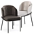 Sleek and Chic Fil Noir Chair 3D model small image 1