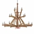 Plywood Chandelier by Piet Hein Eek 3D model small image 1