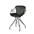 Modern Wire Dining Chair 3D model small image 10