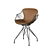 Modern Wire Dining Chair 3D model small image 12