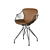 Modern Wire Dining Chair 3D model small image 17