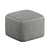  Comfy Cushioned Stool 3D model small image 1