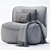 Elegant "Calida" Lounge Chairs  3D model small image 5
