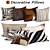 Luxury Decorative Pillow Set 3D model small image 1