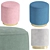 Luxury Dior Pouf: Stylish and Comfortable 3D model small image 3