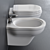 Efi Wall-Hung WC & Bidet Set 3D model small image 2