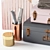 Vintage-inspired Elori Suitcase Chest Set 3D model small image 2