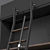 Versatile Ladder & Bookshelf 3D model small image 4