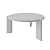 Sleek Aluminum DVN Table 3D model small image 5