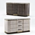 ASHI Chest of Drawers: 65x120x50cm 3D model small image 1