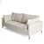 Elegant Novamobili Reef Sofa: Perfect for Two 3D model small image 4