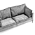 Elegant Novamobili Reef Sofa: Perfect for Two 3D model small image 5