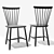 Sleek Dining Set: IKEA Table & Chairs 3D model small image 3